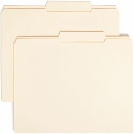Samsill 8-1/2 x 11in, Letter Size, Manila, File Folders with Top Tabs SMD10376